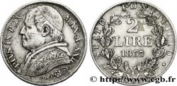 VATICAN ET ÉTATS PONTIFICAUX 2 Lire Pie IX an XXII 1867 