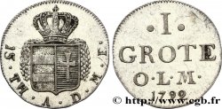 ALLEMAGNE - OLDENBOURG 1 Grote armes couronnée 1792  TTB 