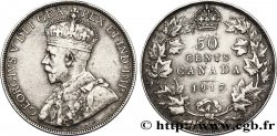 CANADA 50 Cents Georges V 1917 