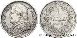 VATICAN AND PAPAL STATES 1 Lire Pie IX an XXIII 1868 Rome