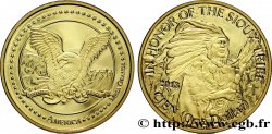 ÉTATS UNIS D AMÉRIQUE - Tribus Amérindiennes 1 Dollar Proof Mesa Grande : tribu Sioux 2013 