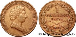 SUÈDE 1 Skilling Banco Charles XIV 1835 