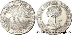 CENTRAL AMERICAN REPUBLIC 8 Reales 1841 Guatemala XF 