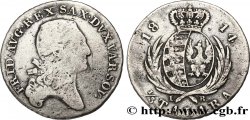 POLAND 1/3 Talara Frédéric Auguste Roi de Saxe et Grand Duc de Varsovie 1814 Varsovie VF 