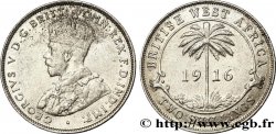 AFRIQUE OCCIDENTALE BRITANNIQUE 2 Shillings Georges V / palmier 1916 