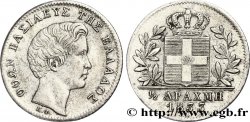 GRÈCE 1/2 Drachme Othon 1833 