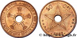 CONGO - STATO LIBERO DEL CONGO 10 Centimes 1888  MS 