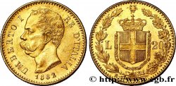 ITALIE 20 Lire Umberto Ier 1882 Rome - R