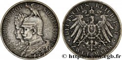 ALLEMAGNE - PRUSSE 2 Mark Guillaume II 200e anniversaire de la Prusse / aigle 1901 Berlin