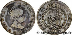 SPAIN 4 Reales Isabelle II 1848 Madrid