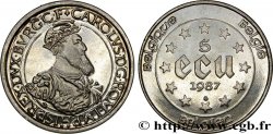 BELGIUM 5 Ecu Charles Quint 1987 