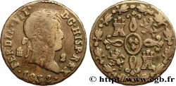SPAIN 2 Maravedis Ferdinand VII 1832 Ségovie