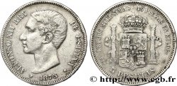 SPANIEN 5 Pesetas Alphonse XII 1875 Madrid