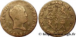 ESPAÑA 8 Maravedis Ferdinand VII 1827 Jubia