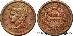 ÉTATS-UNIS D&nbsp;AMÉRIQUE 1 Cent Liberté “Braided Hair” 1848 Philadelphie