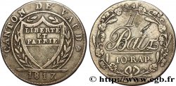 SUISSE - CANTON DE VAUD 1 Batzen 1817 Lausanne