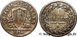 SUIZA - CANTÓN DE SAN GALO 1 Batzen 1814 