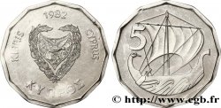 CHYPRE Essai de 5 Mils navire antique 1982 Paris