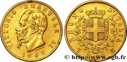 ITALIE 20 Lire Victor Emmanuel II 1862 Turin