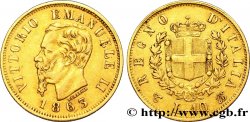 ITALY 10 Lire or Victor Emmanuel II, roi d’Italie 1863 Turin