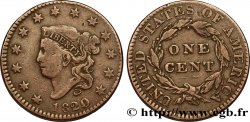 STATI UNITI D&nbsp;AMERICA 1 Cent “Matron Head” 1820 Philadelphie