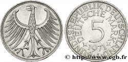 GERMANIA 5 Mark aigle 1971 Hambourg - J
