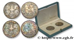 GRÈCE Coffret de deux épreuves 30 Drachmes 1963 Paris FDC 