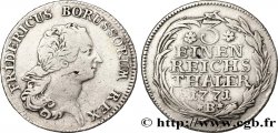 GERMANY - PRUSSIA 1/3 de Thaler Frédéric II 1771 Brandebourg VF 