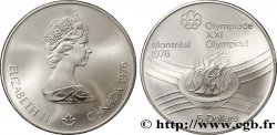 CANADA 5 Dollars JO Montréal 1976 flamme olympique / Elisabeth II 1976 