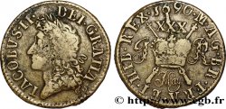 IRLANDE 1/2 Crown 1690  TB+ 