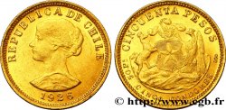 CHILE 50 Pesos or 1926 S°, Santiago VZ 