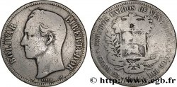 VENEZUELA 5 Bolivares Simon Bolivar 1911 Paris