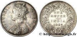 BRITISH INDIA 1 Roupie Victoria 1862 