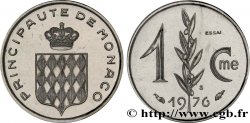 MONACO Essai de 1 Centime écu couronné 1976 Paris