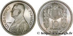 MONACO Essai de 10 Francs Turin Louis II 1945 Paris