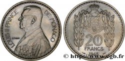 MONACO - PRINCIPAUTÉ DE MONACO - LOUIS II Essai de 20 Francs Turin  1945 Paris SPL 