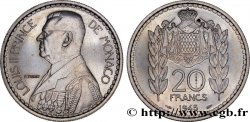 MONACO Essai de 20 Francs Turin Louis II 1945 Paris SPL 