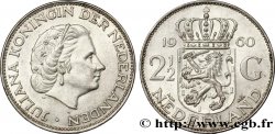 PAíSES BAJOS 2 1/2 Gulden Juliana 1960 Utrecht