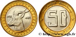 ALGÉRIE 50 Dinars gazelle an 1413 1992 