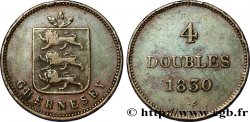 GUERNSEY 4 Doubles 1830 