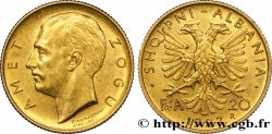 ALBANIE - RÉPUBLIQUE PUIS ROYAUME D&nbsp;ALBANIE - ZOG 20 Franga Ari 1927 Rome SUP 