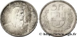 SUIZA 5 Francs berger / écu 1923 Berne - B