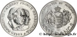 MONACO Essai de 100 francs Rainier et Albert 1982 Paris