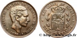 ESPAGNE 10 Centimos Alphonse XII 1878 Oeschger Mesdach & CO