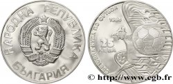 BULGARIA 25 Leva Proof Football 1986 