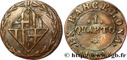 SPAIN - CATALONIA 1 Quarto 1812 Catalogne