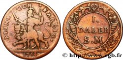 SWEDEN 1 Daler au nom de Charles XII 1718 