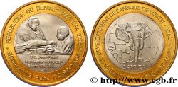 BENIN 6000 Francs CFA Visite du Pape 2005 