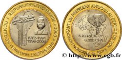 BENIN 6000 Francs CFA Président Mathieu Kerekou 2003 