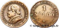 VATICAN ET ÉTATS PONTIFICAUX 1 Soldo 1867 Rome